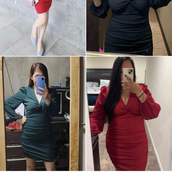 Elegant Brown Dress - Picture 5 of 10